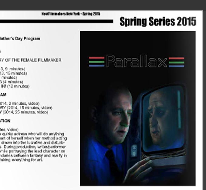 NewFilmmakers New York - Spring 2015 Newsletter